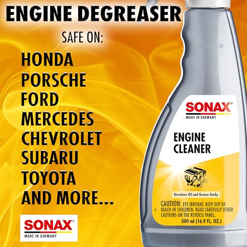 SONAX Heavy Duty Engine Degreaser, Automotive Engine Bay Cleaner, 16.9 oz - size: 16.9 Fl Oz (Pack of 1)