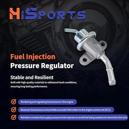 HiSport 16740-MBW-J32 Fuel Injection Pressure Regulator 16740MBWJ32 - size: HSFPRBW532
