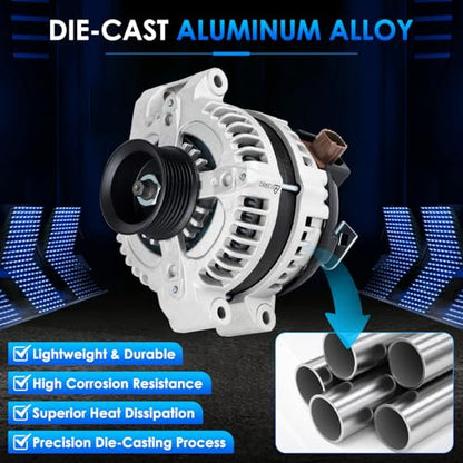 Car Alternator 13980 105A Fit for Honda Accord CR-V Element Civic - size: #13980N, 13980 Alternator