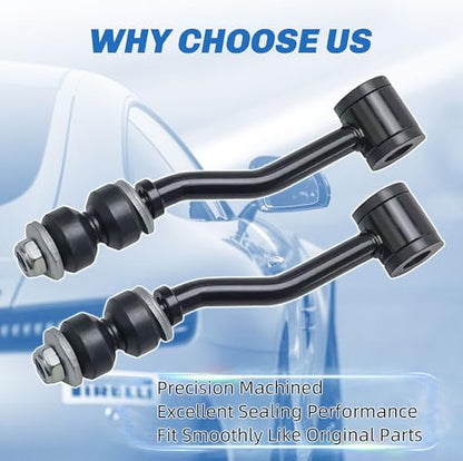 Stabilizer Sway Bar Link Front Compatible With 1991-2001 Jeep Cherokee, Jeep Comanche, Jeep Grand Cherokee, Jeep Grand Wagoneer Sway Bar End Links K3174 - size: K3174