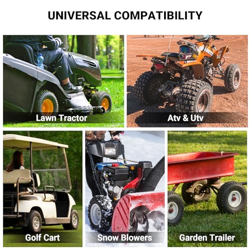AR-PRO Replacement 22x11-10, 20x10-10 Inner Tubes for ATV UTV, Lawn Tractor, Garden Trailer, Golf Cart, Snow Blowers - with TR4 Straight Valve Stems - Made from Durable Butyl Rubber (Set of 2) - size: 22x11-10/20x10-10,TR-4