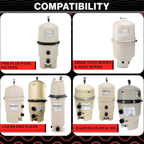 Swimables 98209800 & 98209803 High Flow Manual Air Relief Valve Replacement for Pentair Pool Filters, Compatible with Clean & Clear, FNS Plus, Quad DE, Predator Pool Filter - style: High Flow Air Relief Valve