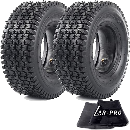 (2-Set) AR-PRO Replacement 13x5.00-6 Tire and Inner Tube Sets for Razor Dirt Quad Versions 1-18 - Compatible with Yerf Dog, Motovox, and More - Also Compatible with Yard Tractors and Hand Trucks - size: 13x5.00-6, TR-87