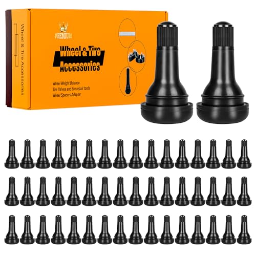 50Pcs TR415 Snap-in Tubeless Tire Valve Stems, Fits 0.625" Rim Holes - size: TR415