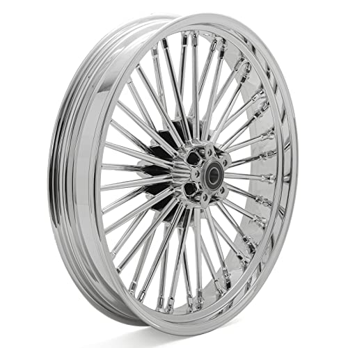 TOFR 21x3.5 16x5.5 Chrome Front Rear Wheels For Harley Dyna FXDB FXD 08-17 - color: 21x3.5 16x5.5 Chrome, size: Dyna 2008-2017