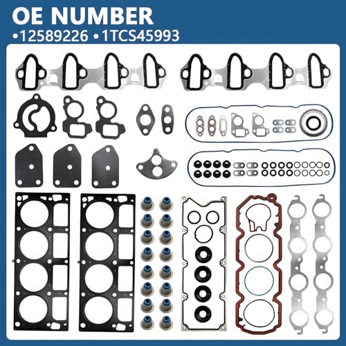 AFM/DOD 5.3 Camshaft Kit Fits for 2007-2013 Chevy Silverado 1500 Tahoe GMC Envoy Sierra Buick Isuzu V8 16 Valves with Head Gasket Oil Pump & Timing Chain - color: 5.3 AFM Camshaft Kit With Complete Products