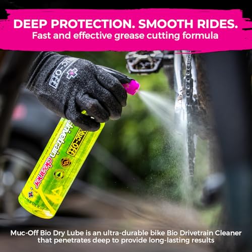 Muc-Off Drivetrain Cleaner & Degreaser Spray - size: 25.3 Fl Oz (Pack of 2)