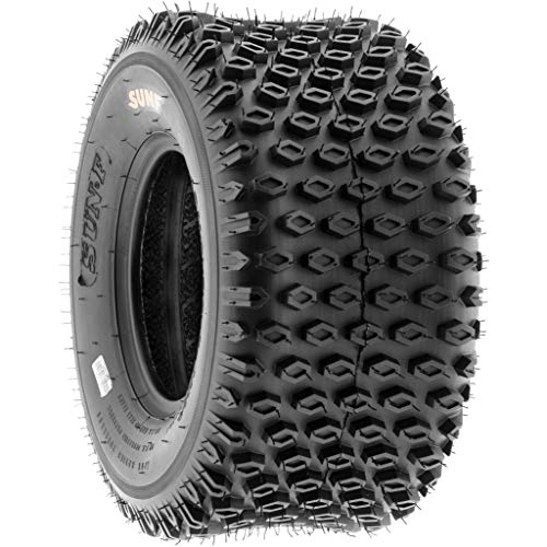 Set of 2 SunF A012 XC Sport-Racing ATV/UTV Off-Road Tires 18x9.5-8, 6PR, Knobby Tread - size: 18x9.5-8