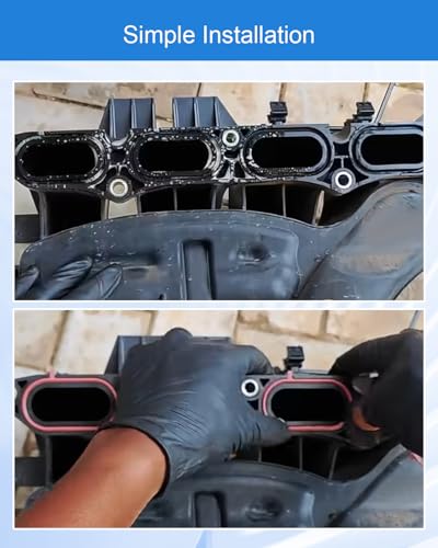 508-22 Intake Manifold Gasket Fit for GM LS3 LS7 Engine, Black Gasket