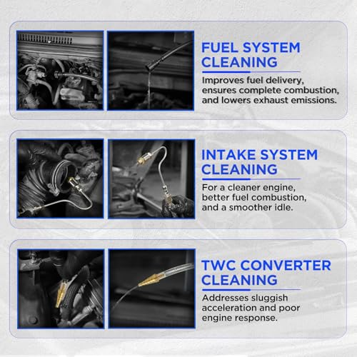MR CARTOOL Fuel Injector Cleaner Kit for Catalytic Converter/Intake Valve