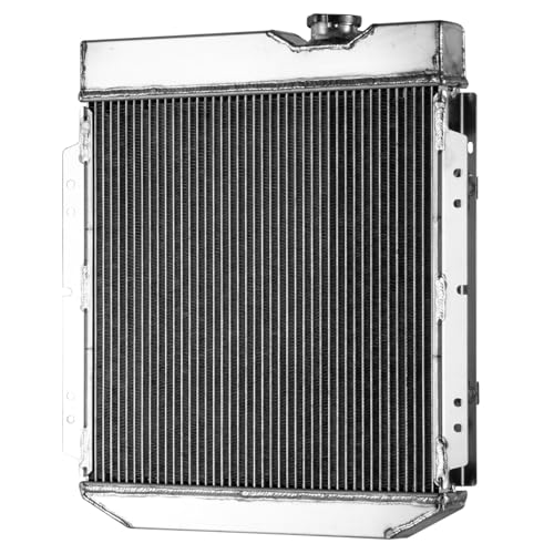 Ford 8N Radiator for Ford 1960-1966 Ford Mustang Comet Falcon Ranchero V8 - size: 3-Row Radiator Fan Combo