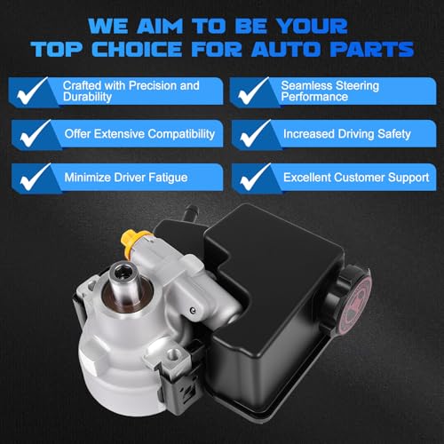 20-55982 Power Steering Pump fit for 2005-2009 Allure LaCrosse 3.8L - size: 20-55982