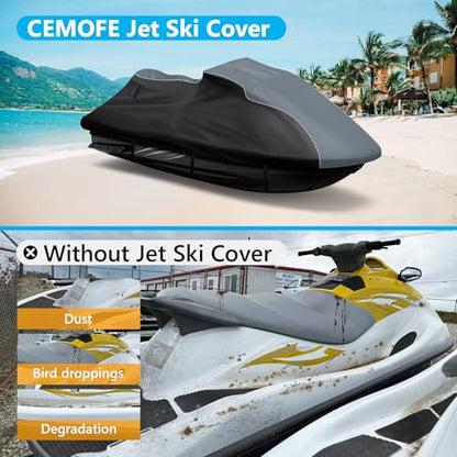 Jet Ski Cover for Yamaha FX Cruiser/FX HO Cruiser 2006-2008 Waterproof - size: For Yamaha FX Cruiser/FX HO Cruiser 2006-2008