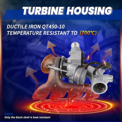 55565353 Complete Turbo Turbocharger with Gasket Kit for Chevrolet Cruze 2012-2016, Orlando 2012-2023, Trax 2012-2023, Vauxhall Adam M13 2014-2019, Opel Insignia A G09 2011-2017 & More 1.4L