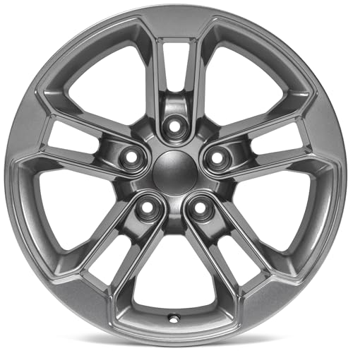 Quadratec '41 17" Alloy Wheel, Gunmetal Gray - 5x5 Bolt Pattern with 5.2" Backspace - 17x8 (+10mm Offset) - Fits Jeep JT, WJ, WK, WK2, JK, JL, JKU, JLU 1999-2022 - Hub Centric Wheel with Center Cap - color: Gunmetal Gray