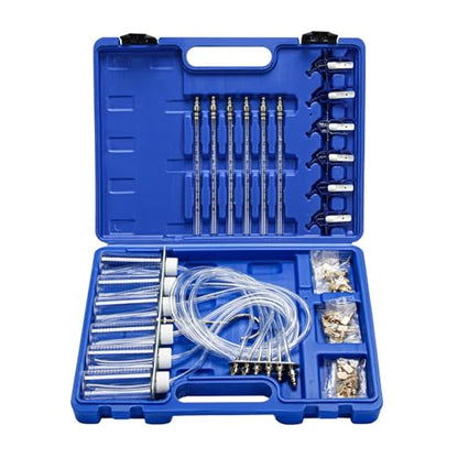 6 Cylinder Diesel Injector Flow Diagnostic Set Fuel Injectors Tester Cylinder Common Rail Adaptor Test Tool Kit