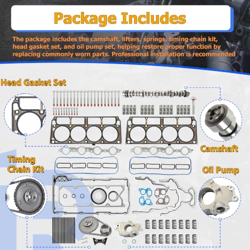 Sloppy Stage 2 Camshaft w/Lifters Kit Fit For GM Gen3 Gen4 99-13 E1840P