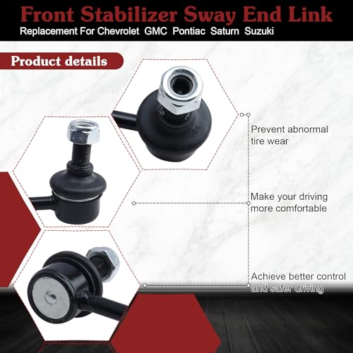 K750188 K750189 Sway Bar Link - Restore Crossover Stability - color: 1*K750188 1*K750189, size: Sway Bar Link