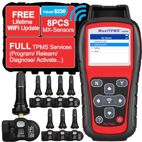 Autel MaxiTPMS TS508WF Kit TPMS Programming Tool with 8 pcs MX Sensors