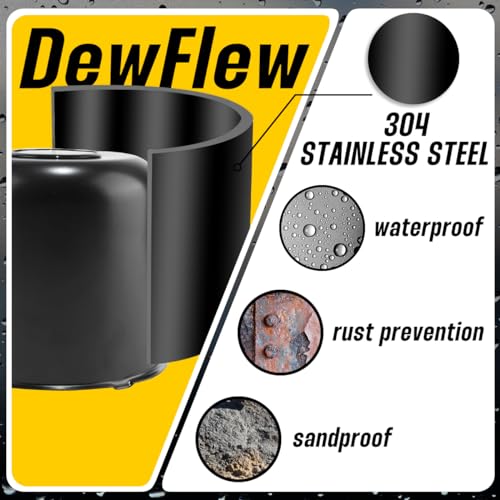 4Pcs 5.15" Stainless Trailer Wheel Center Caps, 4.95" H Matte Black - color: Matte Black, size: 5.15" Hub 4.95"H