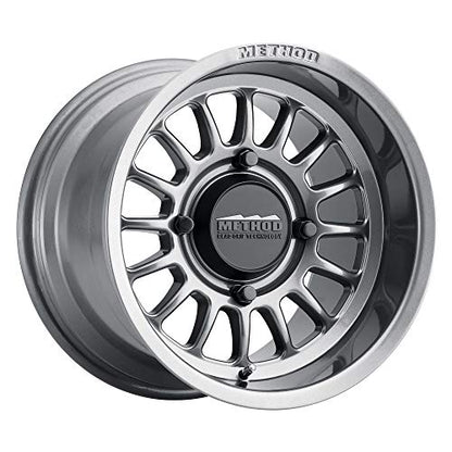 Method Race Wheels 411 Gloss Titanium 15x7" 4x136", 13mm offset 4.5" Backspace, MR41157047843 - color: Gloss Titanium, size: 15x7 inches