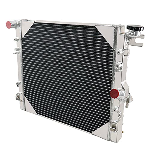 Aluminum Radiator Compatible with 2007-2018 Jeep Wrangler JK 3.6L 3.8L V6