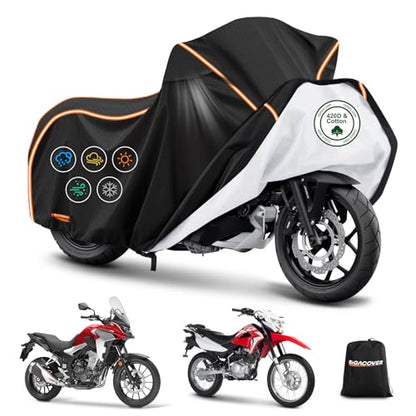 420D & Cotton Lining Waterproof Motorcycle Cover for Honda Africa Twin - size: for Honda Africa Twin