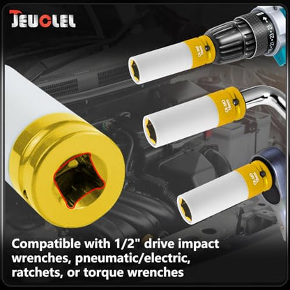 19mm 1/2"Drive Wheel Protector Impact Socket, Lug Nut Impact Socket - size: 19MM