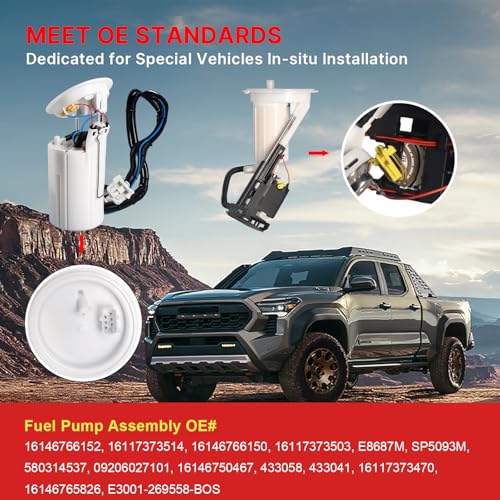 Fuel Pump Module Assembly w/Fuel Filter Compatible with BMW E60