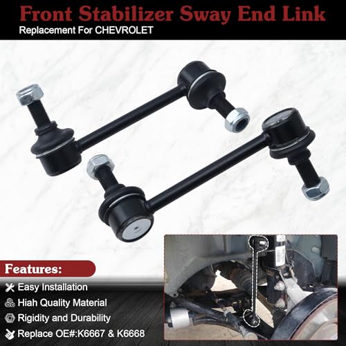 2* K6667 K6668 Rear Sway Bar Link - Restore Rear SUV Control - color: 1*K6667 1*K6668, size: Sway Bar Link