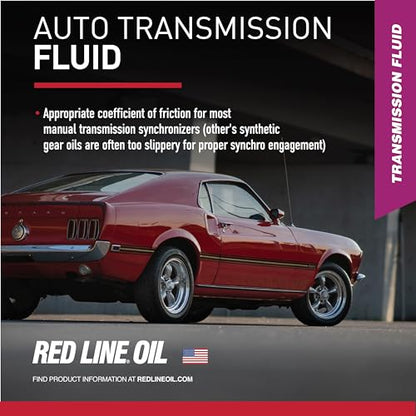 Red Line 30505 D4 Synthetic Automatic Transmission Fluid (ATF)- 1 Gallon (4 Pack) - size: 1 Gallon (128 Ounces) (Pack of 4)