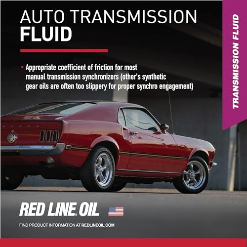 Red Line 30504 D4 Synthetic Automatic Transmission Fluid (ATF) - 1 Quart (4 Pack) - size: Quart (4 Pack)