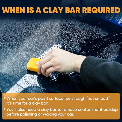 TEAWOO Car Clay Bar 4 Pack 400g, automotive clay bar, Car Detailing Cleaner - size: 4 Count