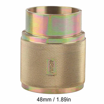 Fork Seal Driver Tool, Motorcycle Fork Oil Seal Driver Tool Universal Carbon Steel for Conventional Inverted Forks Dirt Bike Fork Seal Tool(48mm) - size: 48mm
