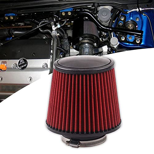 RYANSTAR 76mm 3in High Flow Cone Air Intake Filter Closed Top - size: 3"