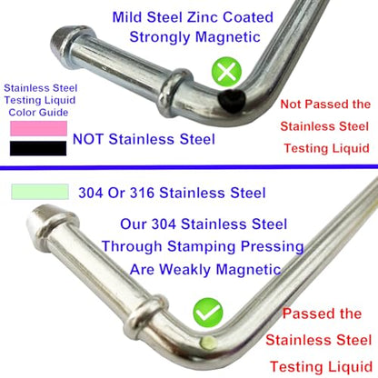 16PCS Exhaust Hanger 304 Stainless Steel 3/8"(10MM) Rod Rubber Hanger Set - size: 16PCS 304 Stainless Steel Hanger Rod With Rubber