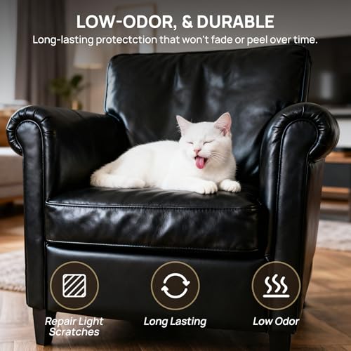 Boncart Black Leather Dye with Satin Leather Sealer - color: Black