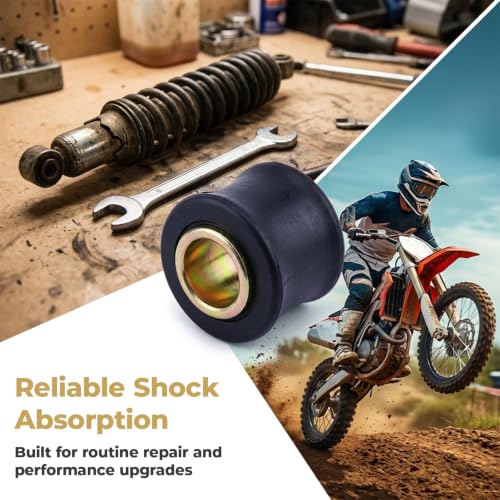 4Pcs 10MM Rear Shock Absorbing Suspension Bushing for Motorcycle