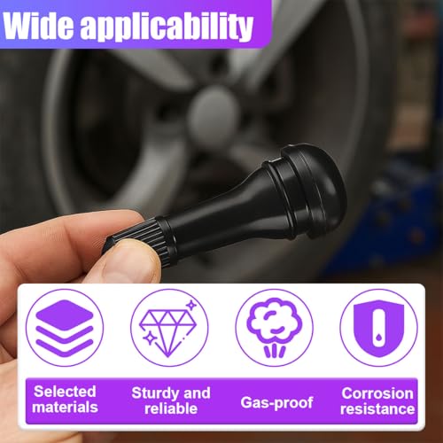 YoRise 8PCS TR413 Tubeless Tire Valve Stems (TR413-10PCS) - size: TR413-10PCS