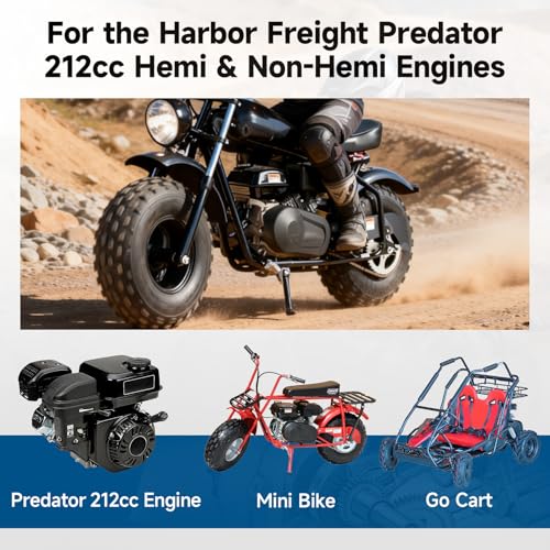 Billet Rod（3.308） Kit for Predator 212cc Hemi and Non-Hemi versions Engine - size: with 18lb Valve Spring Kit