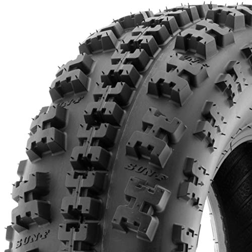 SunF ATV UTV Knobby Sport Tire 22x7-10,6 PR Tubeless A027 - size: 22x7-10