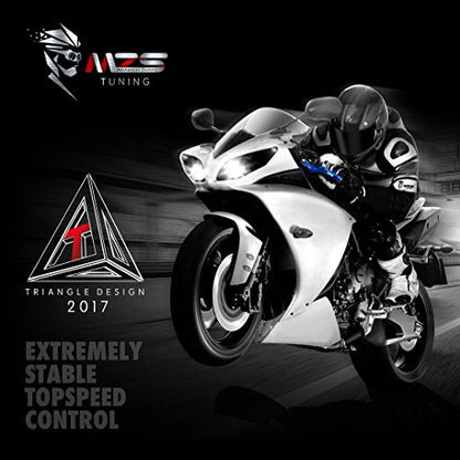 MZS Blue Motorcycle Clutch Brake Levers, Short Adjustable CNC Handle Set - color: Blue