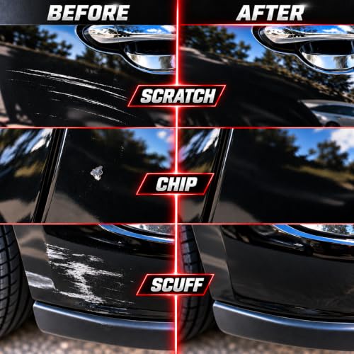 Black Touch Up Paint for Cars, Car Scratch Repair Pen for Chips & Scrapes - color: Black