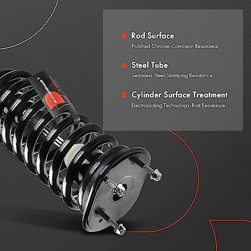 A-Premium Front Complete Strut Assemblies with Coil Springs, Set of 2