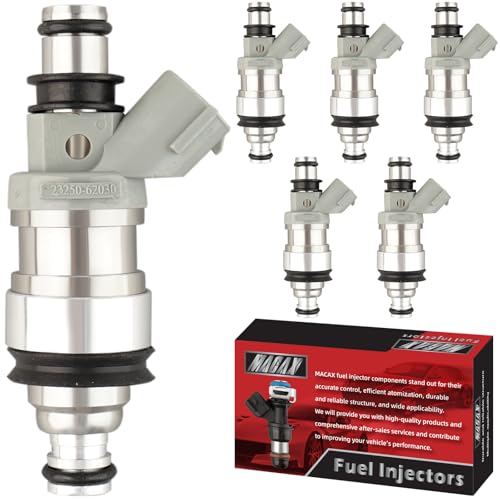 Set of 6 Fuel Injectors FJ180 23250-62030 Replacement - size: FJ180