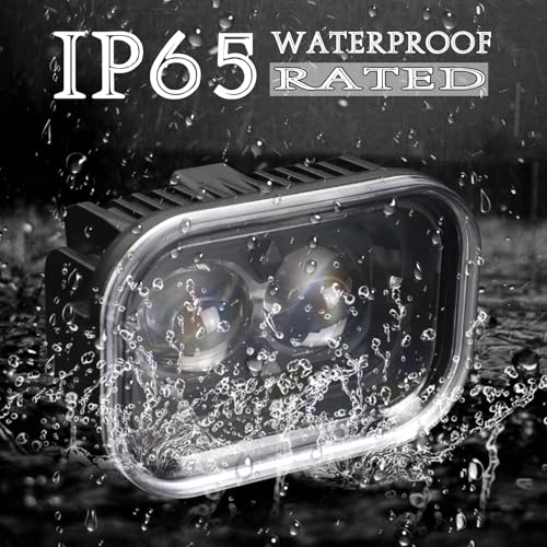 4 ''LED Headlight Cool White Motorcycle LED Headlight with DRL Hi/Lo Beam LED Driving Light 12V Waterproof LED Headlight for Motorcycle UTV Truck Vehicles Car(1 Pack)-1 Year Warranty