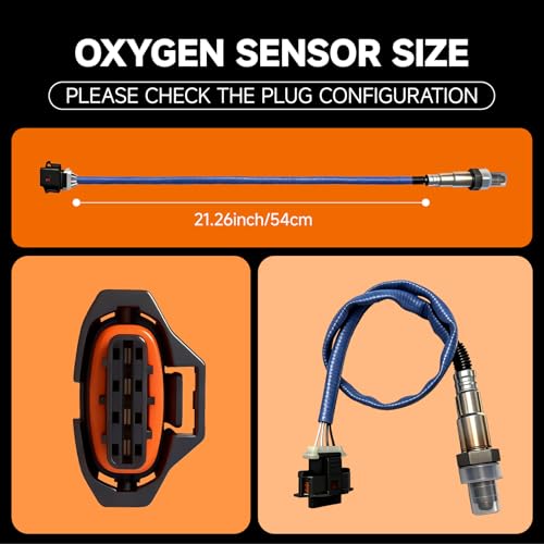 Downstream O2 Sensor Set | Direct Replacement for OE #234-4528 & LSF 4.2 | Oxygen Sensor Compatible with Chevy L4-1.4L/1.6L/1.8L/2.0L 2011-2016 Models - size: 234-4528