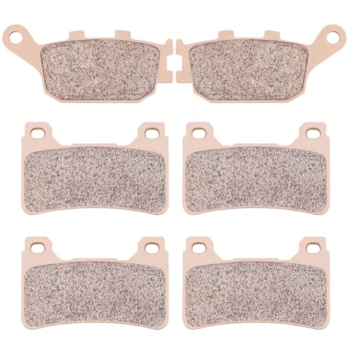 AHL Front & Rear Brake Pads Set for Honda CBR600RR CBR600 RR 2005-2006 (Sintered copper-based) - size: Sintered copper-based