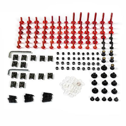 Motorcycle Fairing Bolt Kit Screws Kit For Honda CBR500R 2013-2018 Red - color: Red