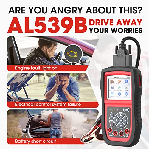 Autel AL539B OBD2 Scanner Battery Tester, 2.0 of AL519 AL539 Code Reader